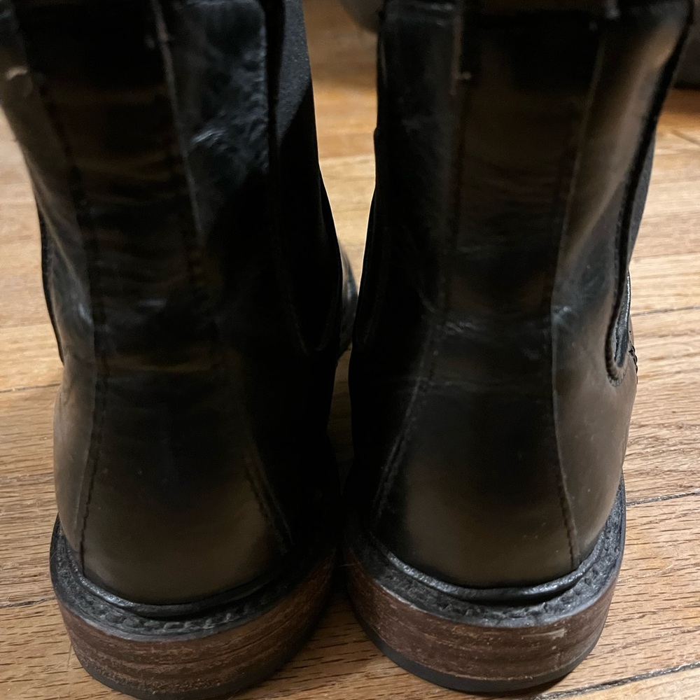 Frye Black Leather Booties - Picture 4 of 8